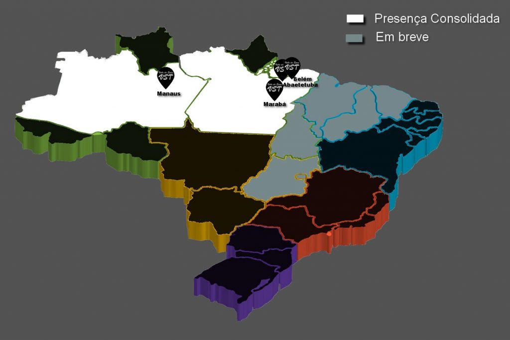 Onde atuamos e áreas de expansão